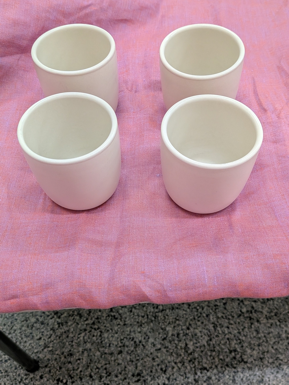 Heath Ceramics Matte Off White Ceramic Tumbler Set - 4 Pack